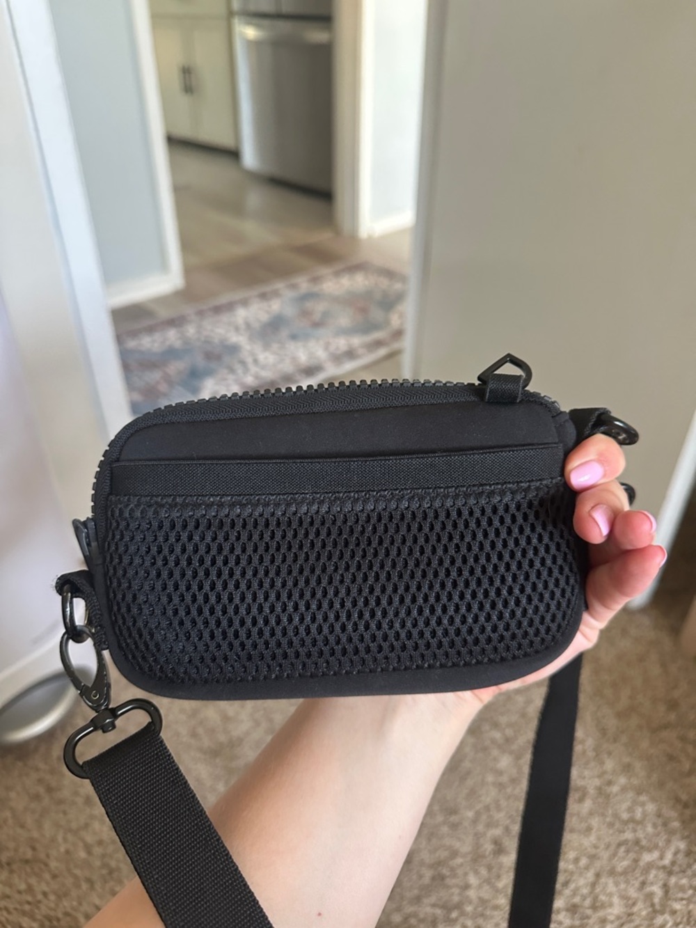 Dagne Dover Black Mini Crossbody Pouch - Picture 4 of 7